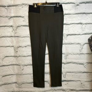 Forever 21 Olive Green Knit Pull On Elastic Pants size L NWT